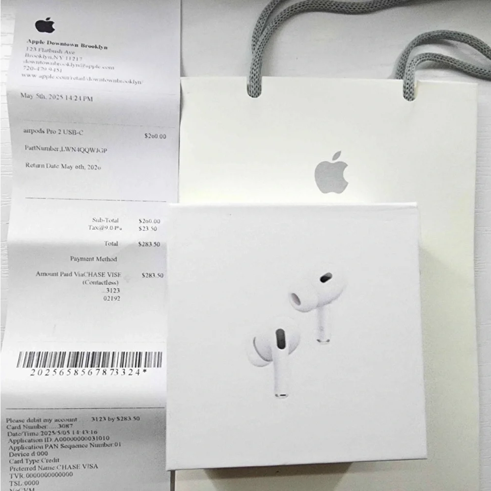 Apple AirPods Pro with White Case